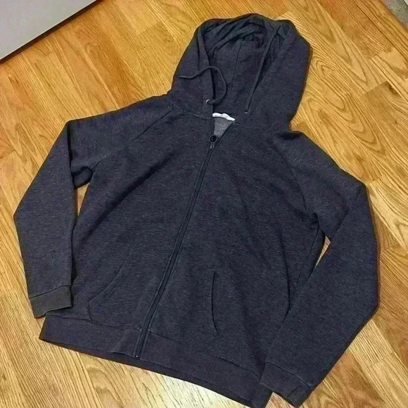 Primark Women's Zip Up Blue Hoodie Size Medium - Picture 3 of 5